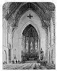 John William Hill Chancel of Trinity Chapel, New York painting